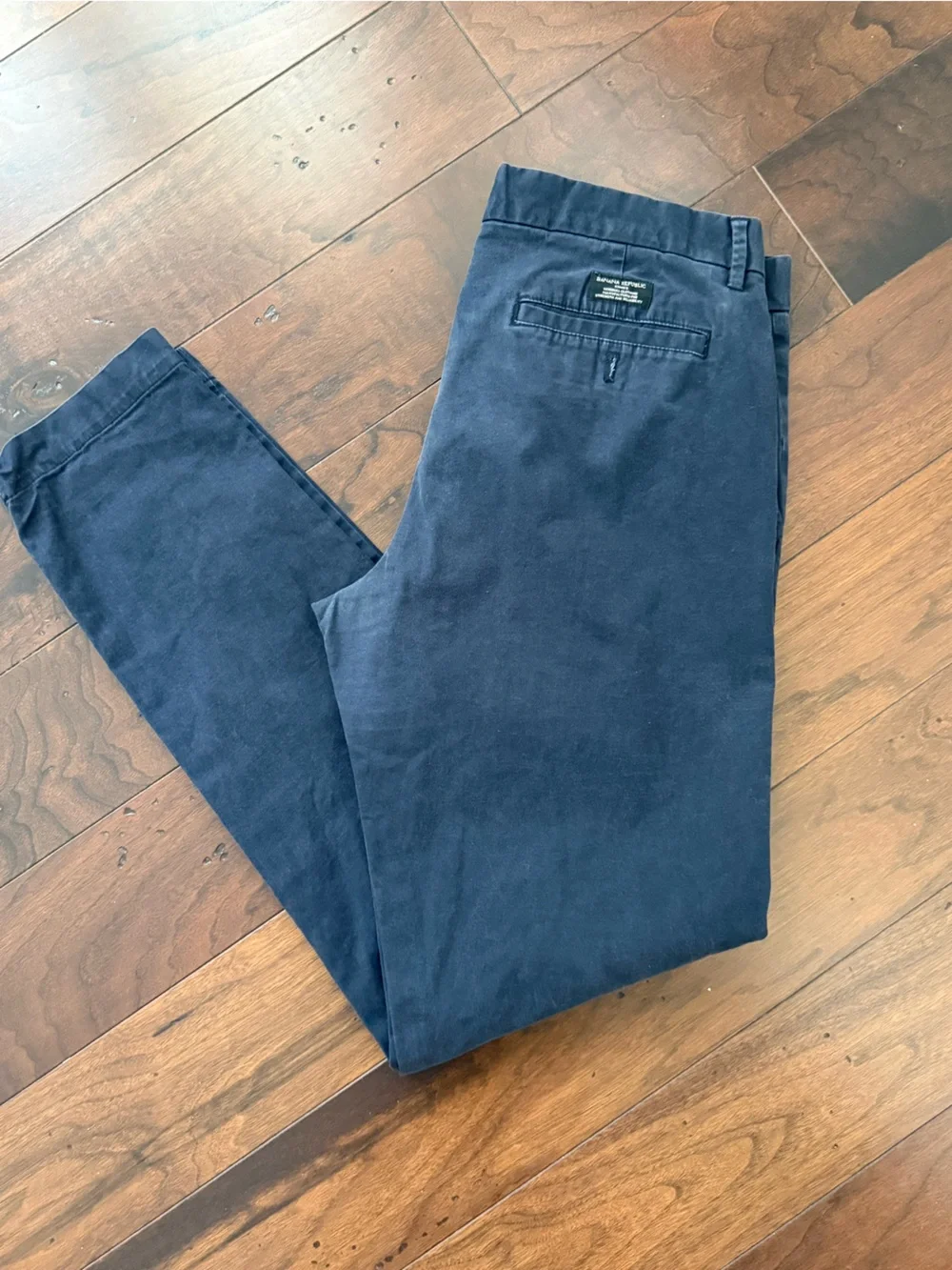 Banana Republic Men's Navy Blue Mason Chinos 34x36